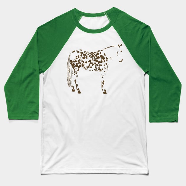 Appaloosa spots Baseball T-Shirt by Crayle